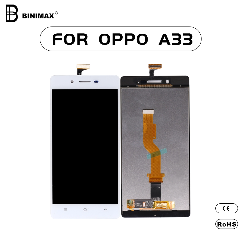 Mobiltelefon LCD- skærm BINIMAX erstatningsskærm for OPPO A33-mobiltelefon